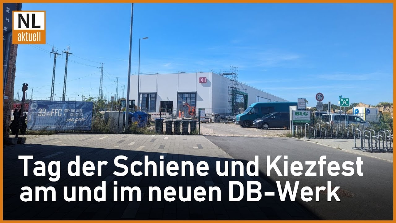 Cottbus | Tag der Schiene und Kiezfest am 16. September, Hallenführungen durch neues DB-Werk