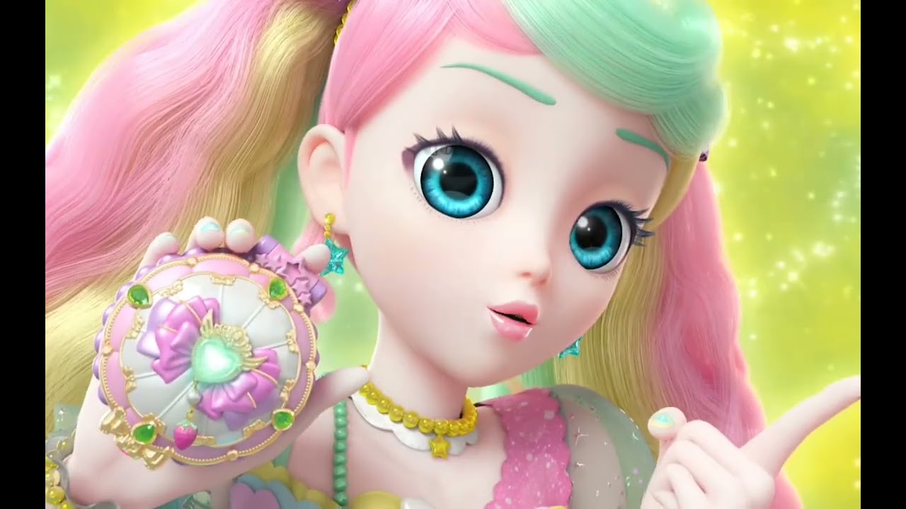 Dessert!teenieping season 4 princess Sweetfloss transformation + attacks & catch scene english dub