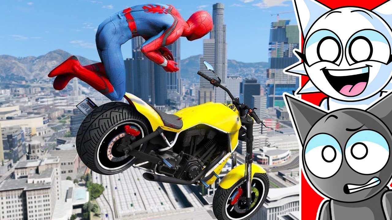 SPIDERMAN vs GTA 5 CAR CRASHES...
