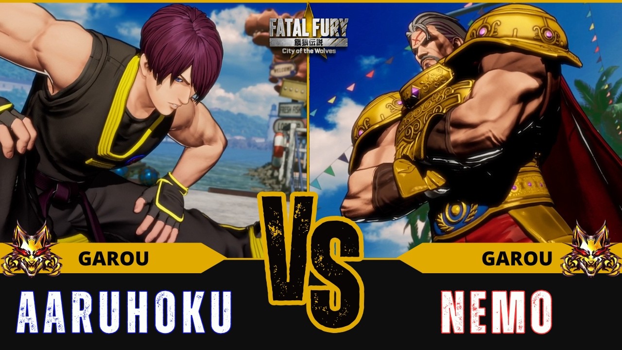 FF:CotW 🐺 AARUHOKU (Jae Hoon) vs NEMO (Wolfgang Krauser)⭐Replay Match - FATAL FURY: CotW - 4/26