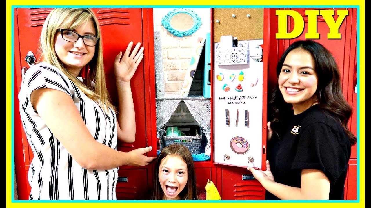 BACK TO SCHOOL DIY LOCKER DECOR! | SCHOOL HACKS!