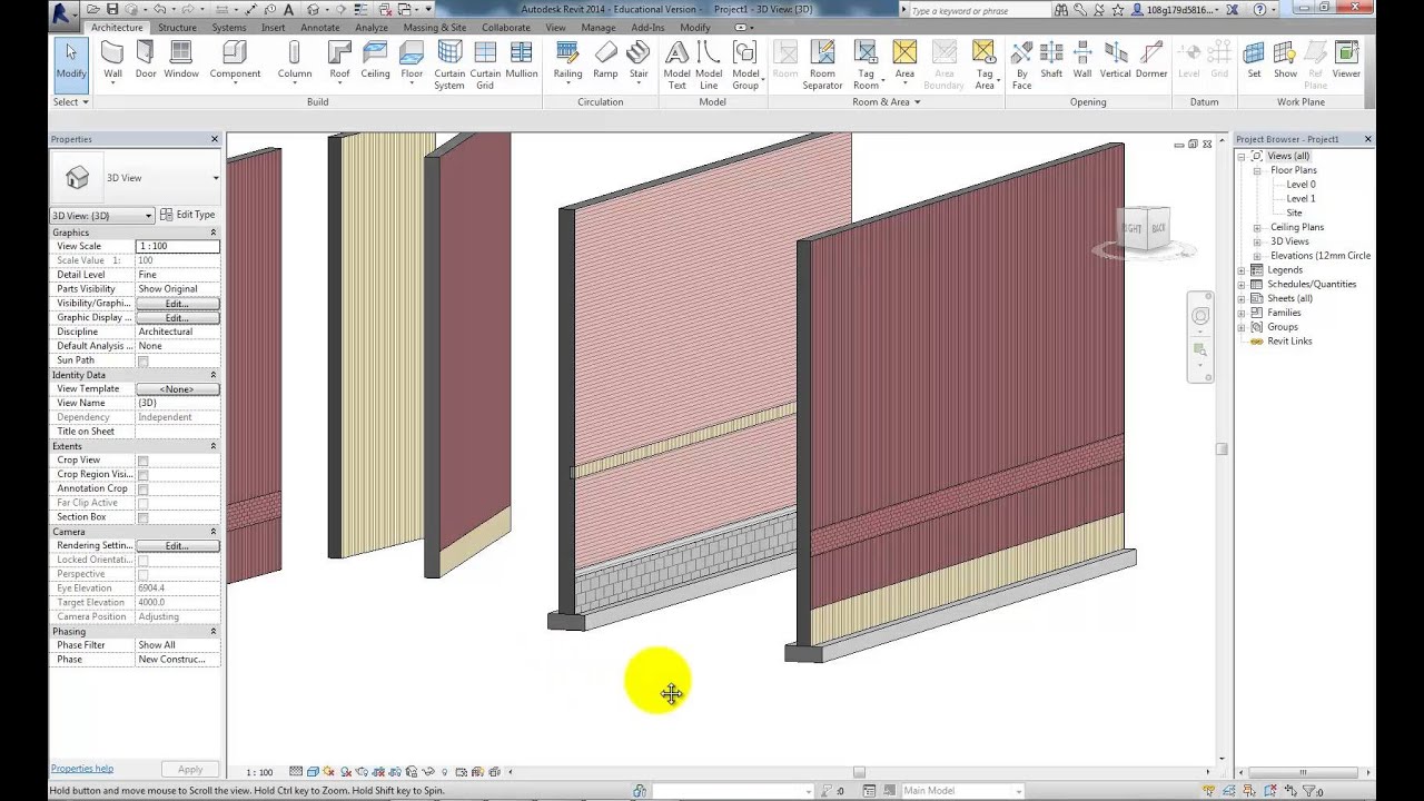 Revit 1-11 Wall type modification
