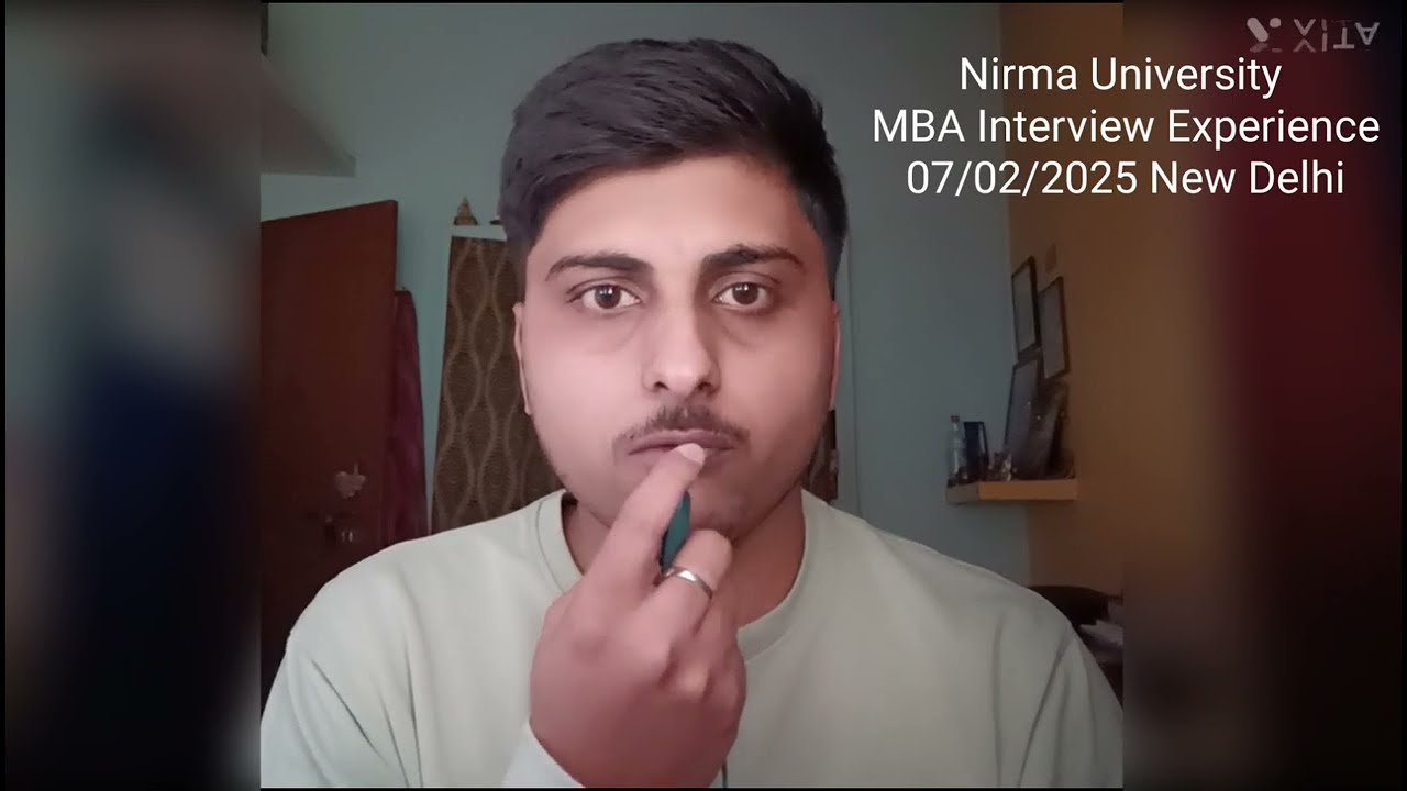 Nirma University MBA Interview Experience