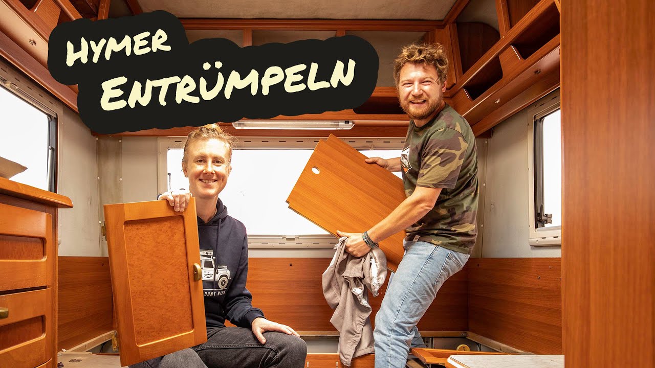 Wohnmobil renovieren - Entrümpeln & Funktionstest Hymer Womo
