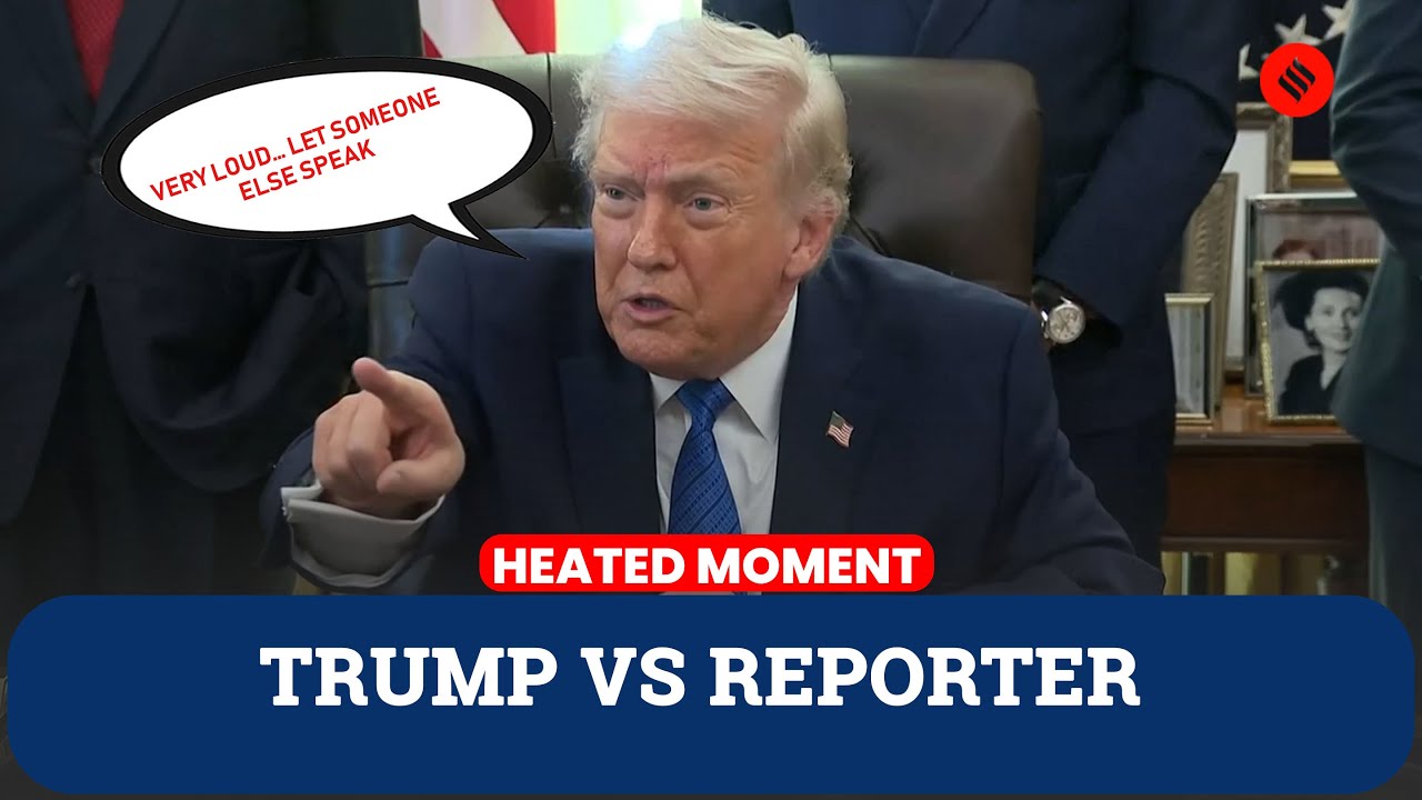 Президент Трамп вступил в конфликт с репортером телеканала ABC News во время жаркой перепалки.
