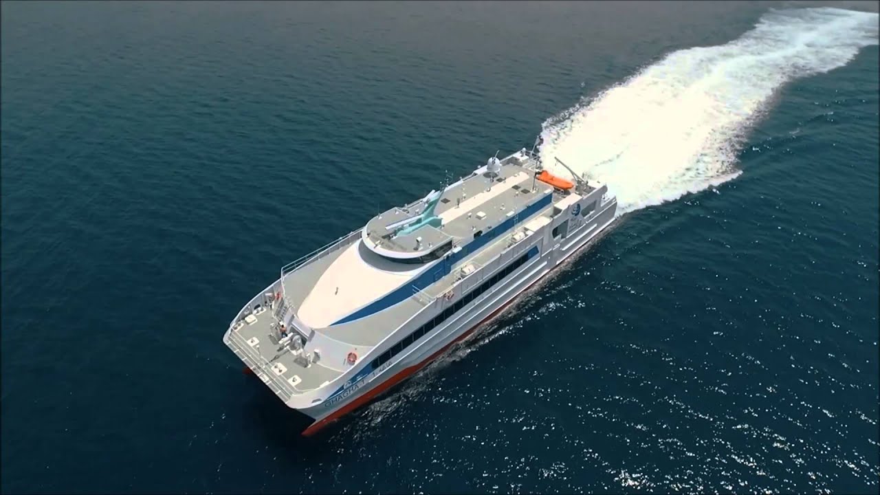Austal Crew Transfer 45m - Sea Trial Footage of 'Ghagha1' August 2015 (HD)