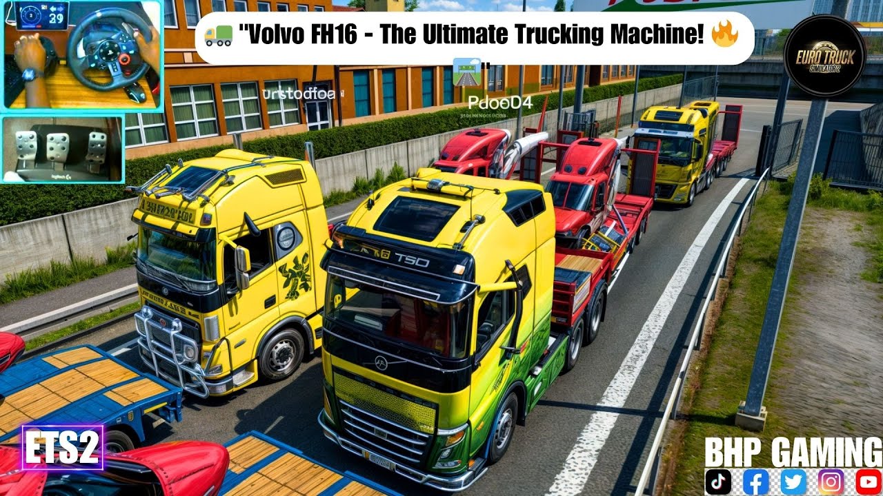 🚛 "Realistic Trucking Experience with the Volvo FH6! [ETS2 Gameplay] 🎮🚛"