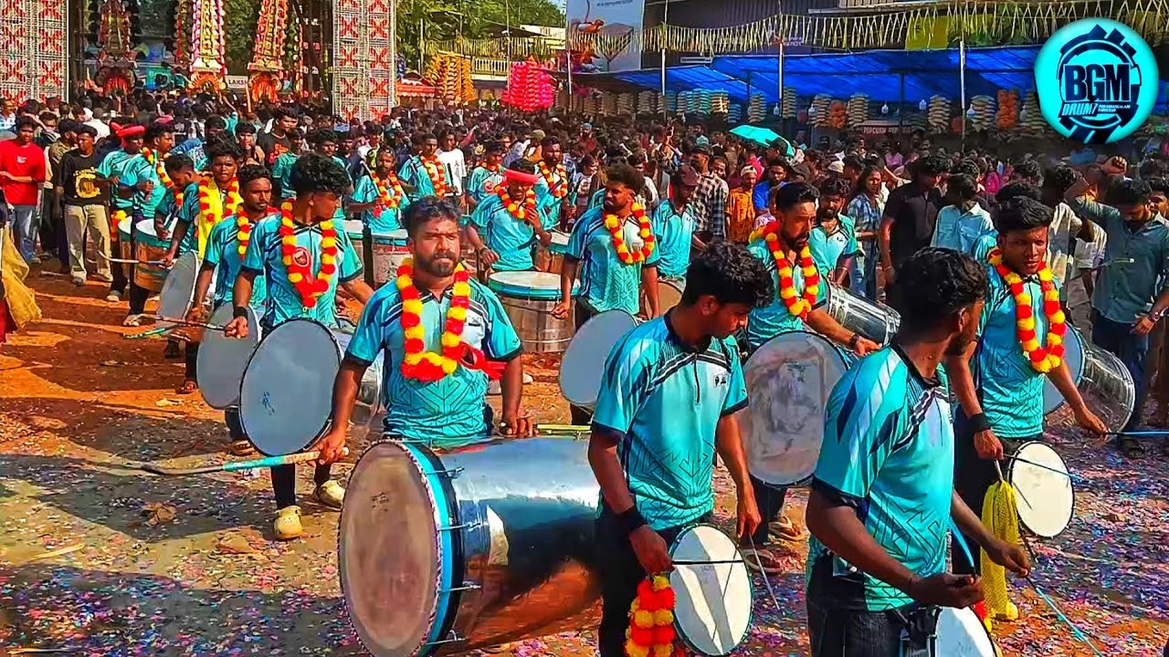 BGM Nasik Dhol |🔥Nasik Dhol | Kodakara Shashti 2024 | BGM Drumz Peramangalam | Folkz Media