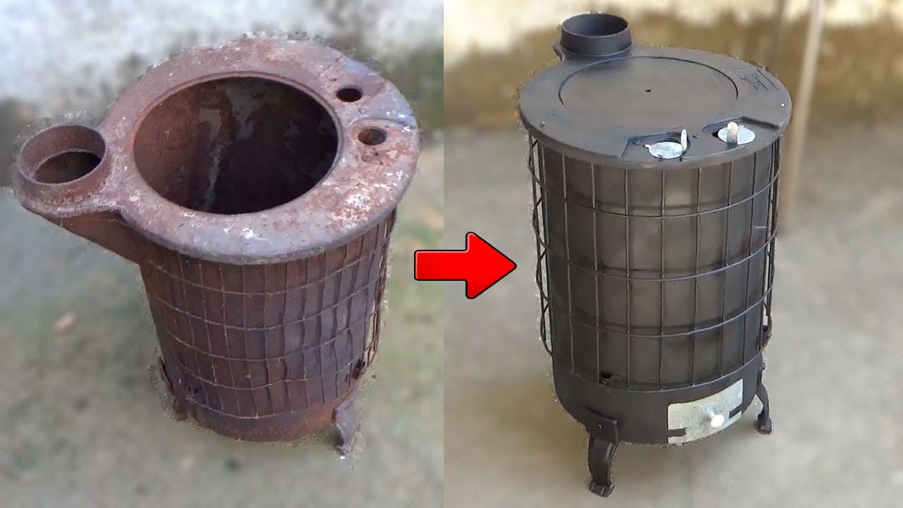 RESTAURAR VIEJA ESTUFA de LEÑA (1º)