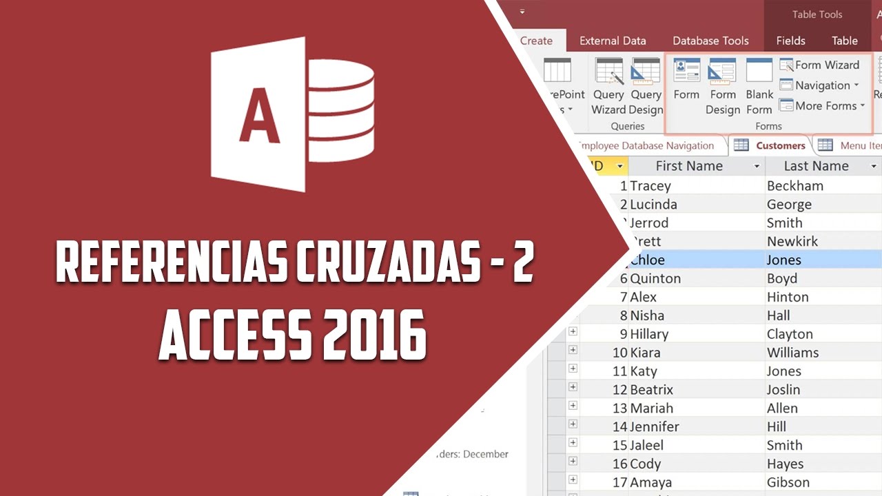 Access 2016 – Consultas de referencias cruzadas II - Video 30