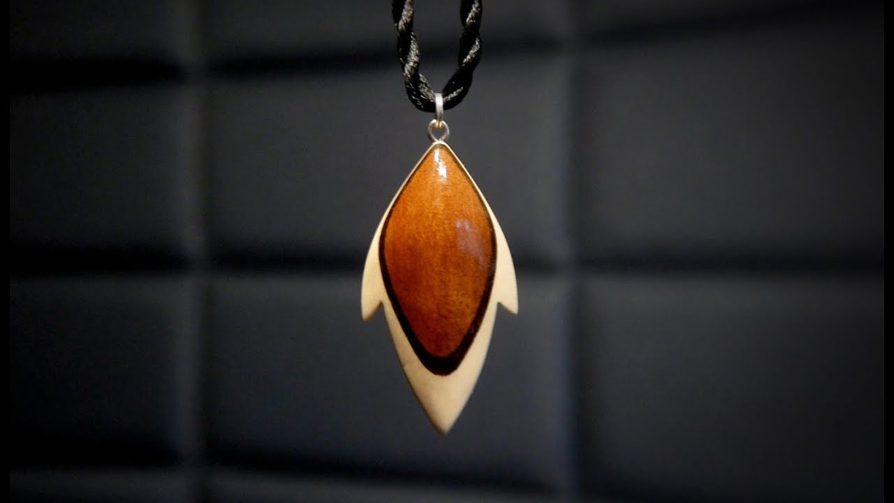 How to make a necklace from different types of wood