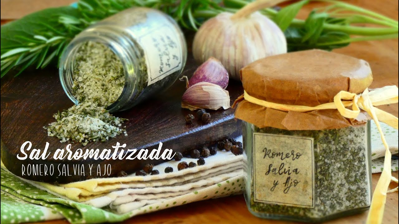 Sal saborizada con Romero, Salvia y Ajo