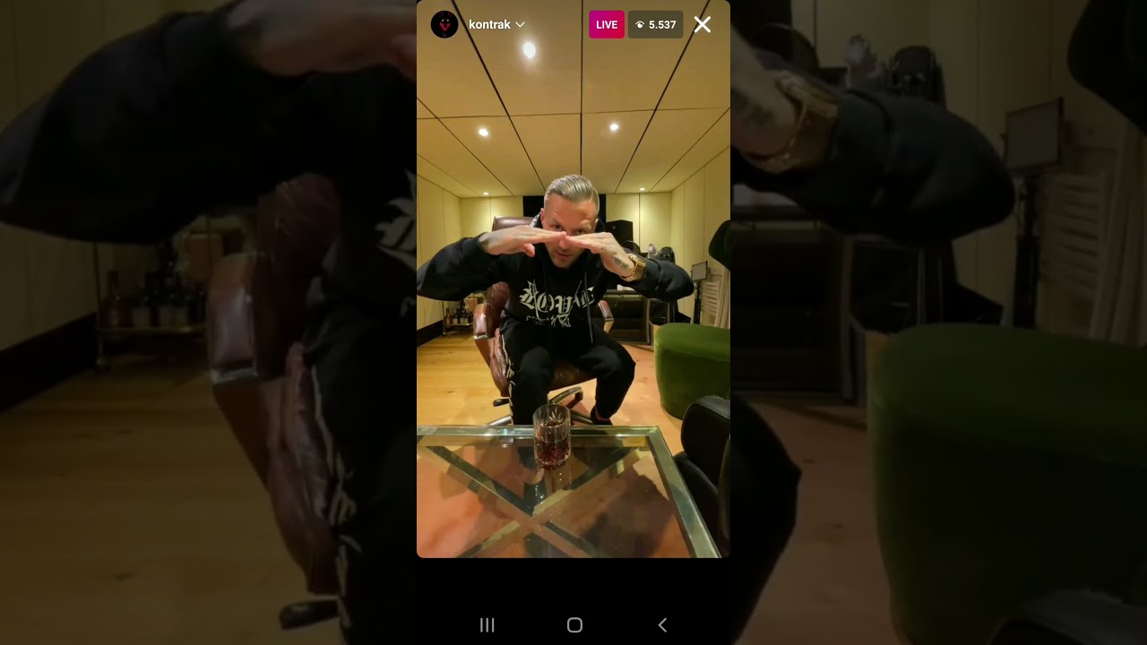 Kontra K erzählt über  Größten fails beim Auftritten😲 Instagram Story live 1.4.2021