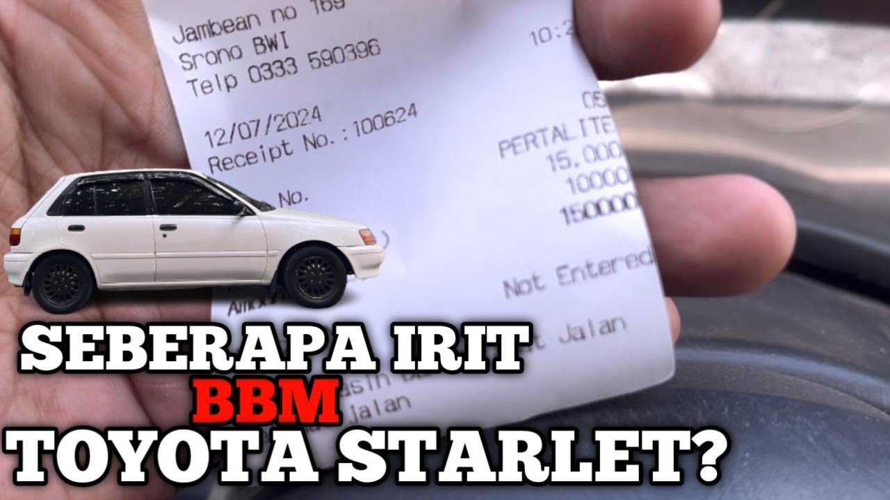 Ngetes seberapa irit motuba Toyota Starlet kapsul!! 400KM lebih perjalan cuma ngabisin BBM segini!!