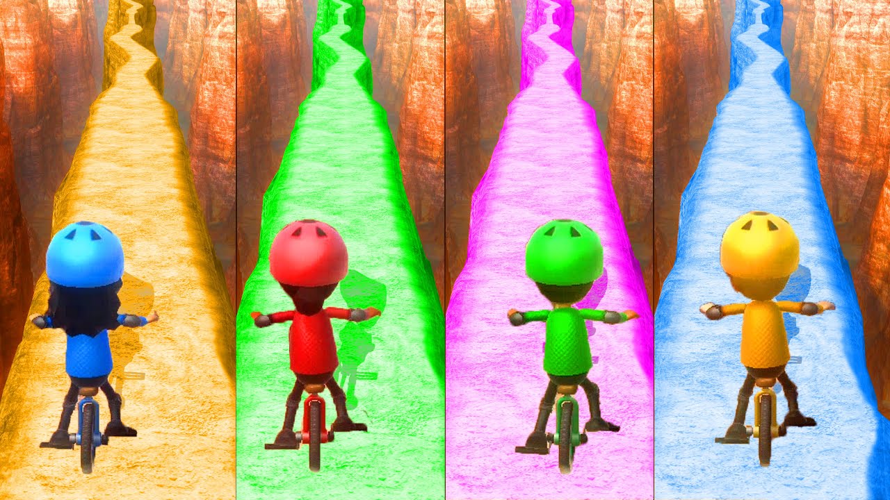 Wii Party U Battle Minigames - Capt. Hook vs Paula vs Eduardo vs Matt (Master Cpu )