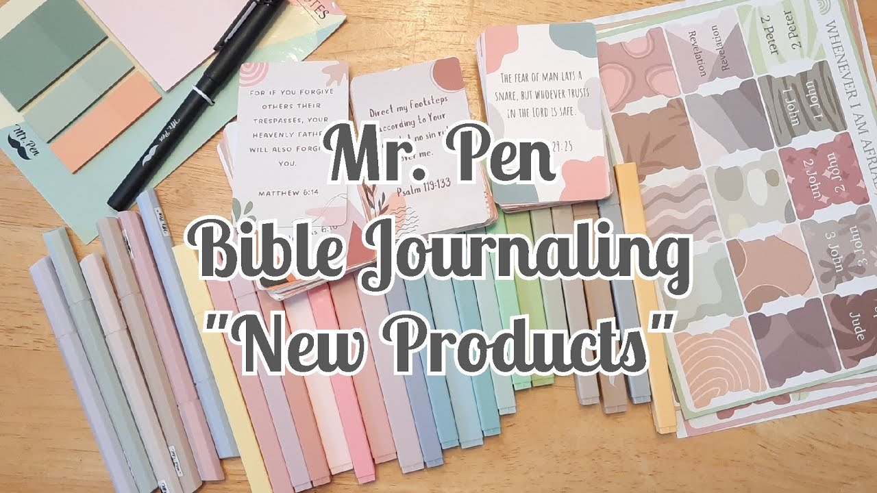 SURPRISE BOX FROM MR. PEN (*New Products for Bible Journaling)