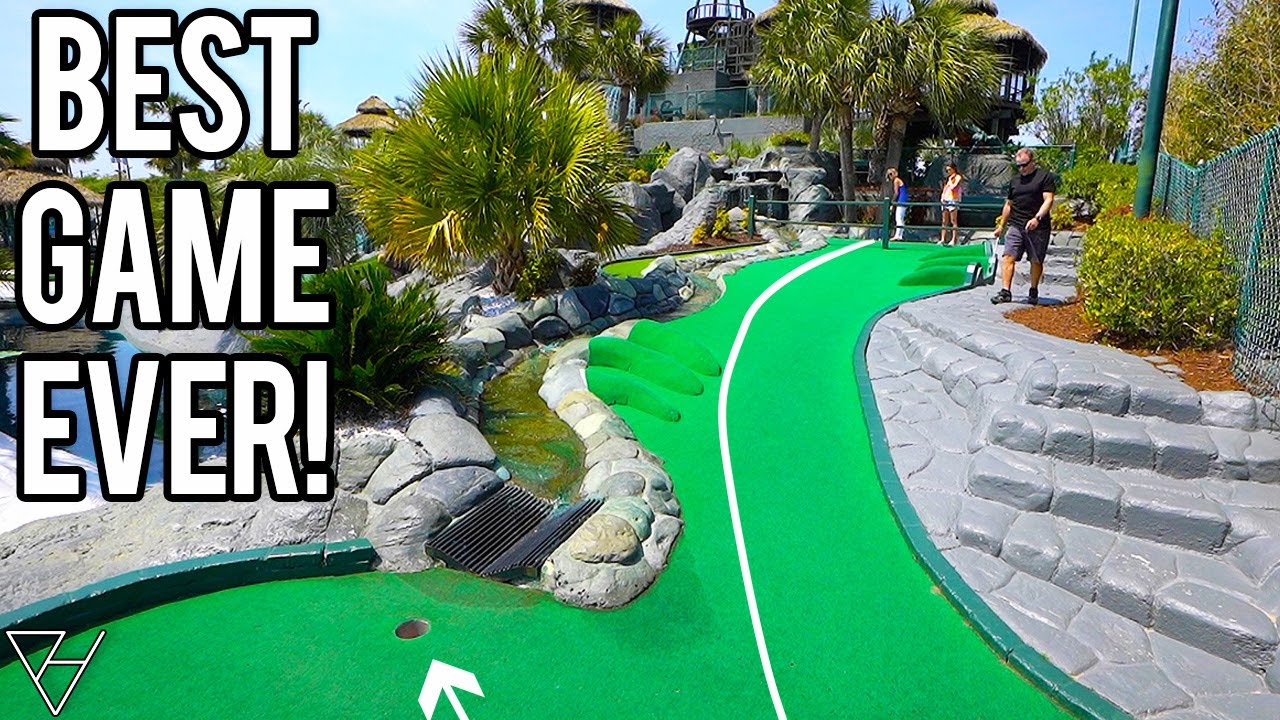Our Best Mini Golf Game Ever! - So Many Hole In Ones!