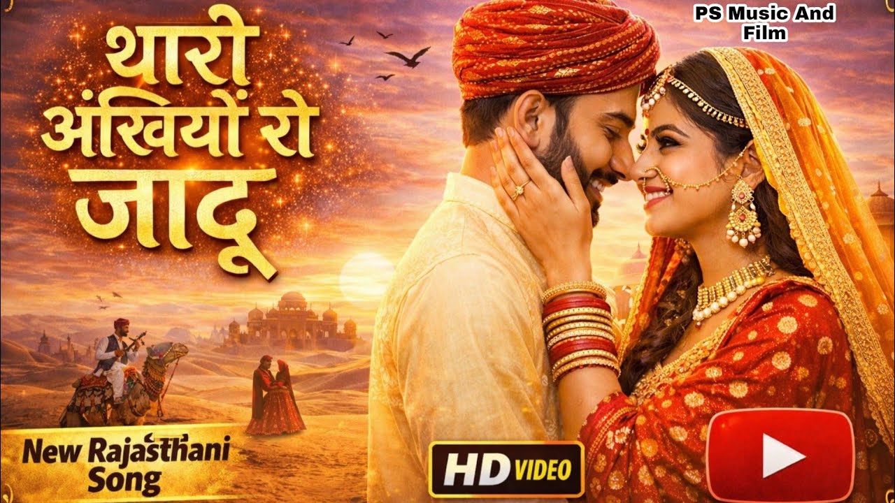 थारी अंखियों रो जादू | New Rajasthani Love Song 2026 | Rajasthani Video | PS Music And Film 