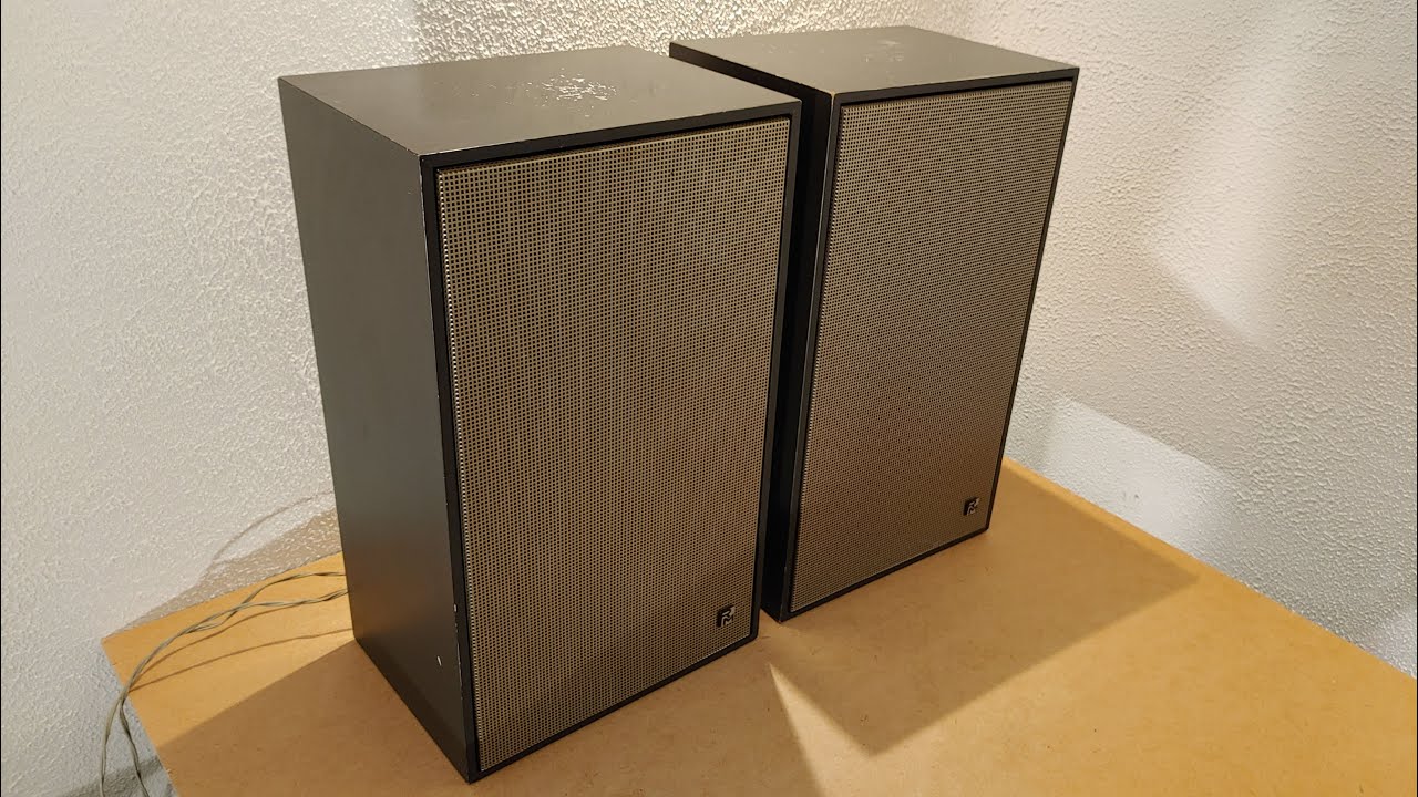 -Zerlegt- Hans G. Hennel (Summit) RM 900 HiFi Stereo Lautsprecher nach DIN 45 500