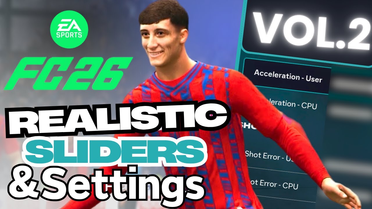 ЛУЧШИЕ РЕАЛИСТИЧНЫЕ СЛАЙДЕРЫ И НАСТРОЙКИ для FC26?!