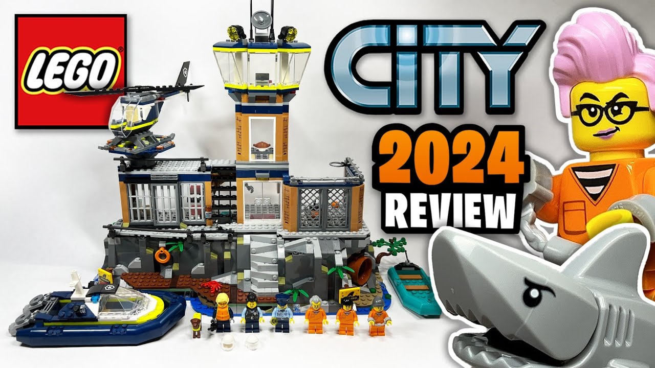 Обзор набора LEGO City «Полицейский остров» (60419) 2024 года