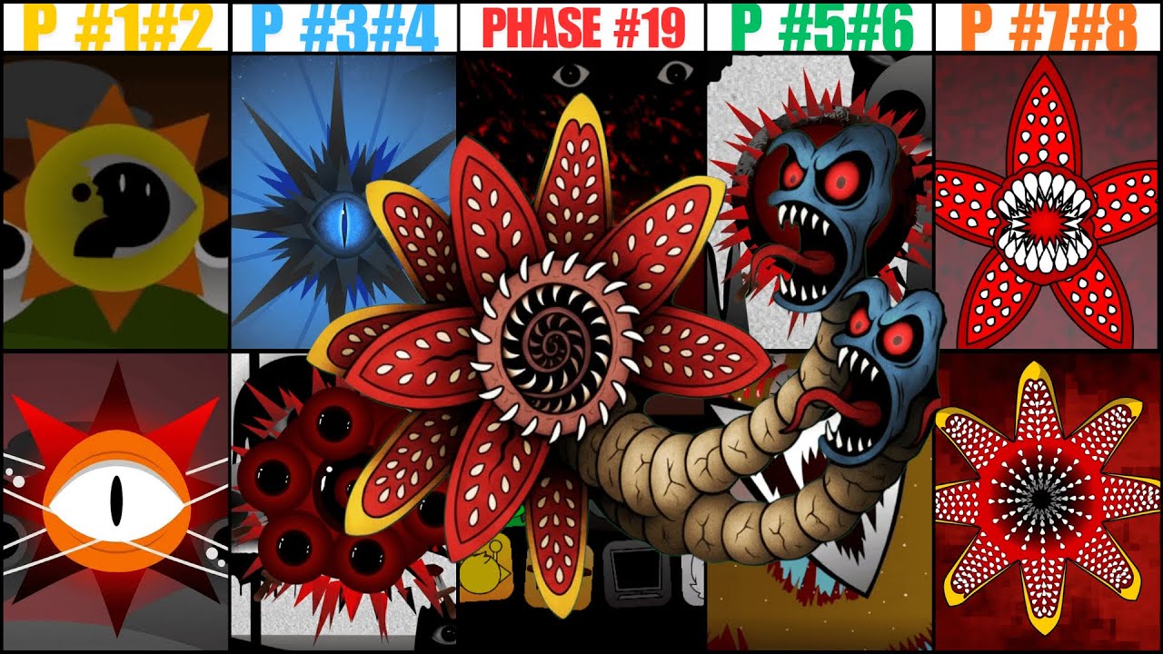 🔥 Incredibox Sprunki Mix Phase 1000–9999 VS Mr Sun (10–9999) VS Phase 10 VS FLOWER HUNGRY WORM
