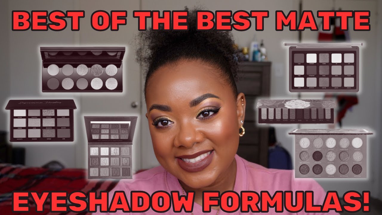 BEST MATTE EYESHADOW FORMULAS IN 2023! | DEEP SKIN FRIENDLY
