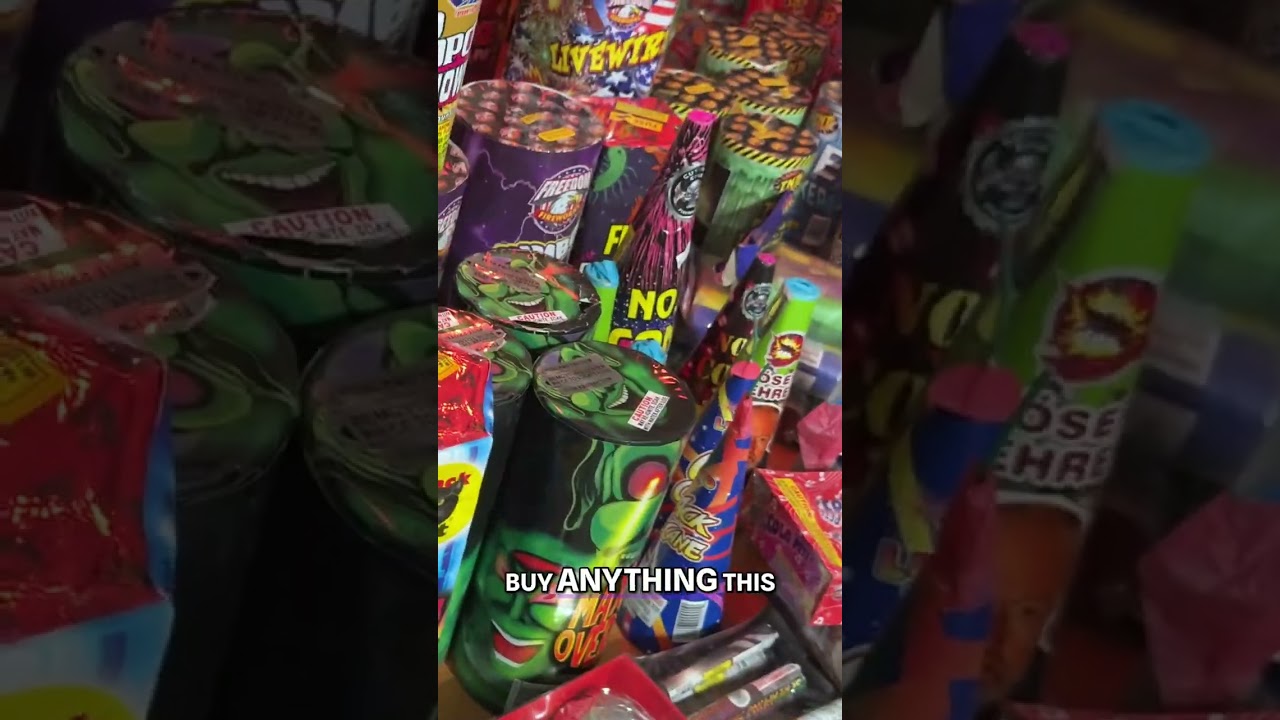 HUGE FIREWORKS STASH! Will It All EXPLODE?!