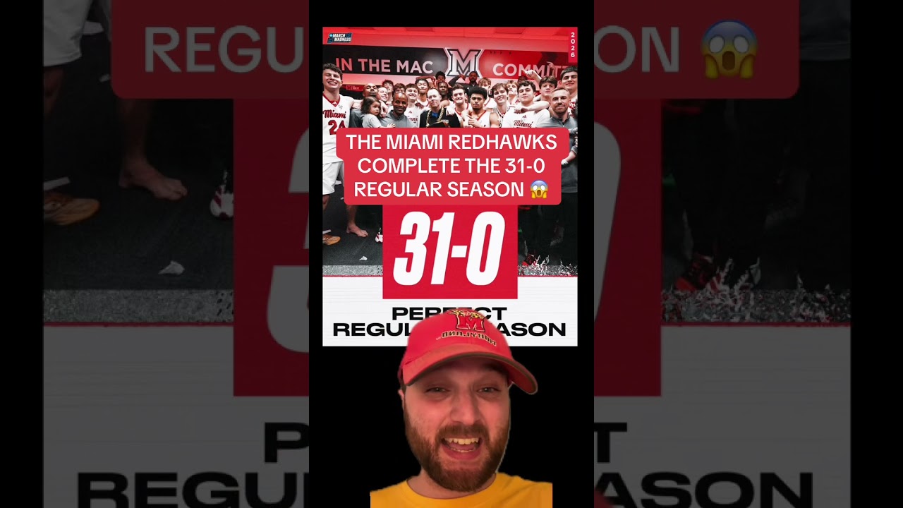 The Miami RedHawks Complete a Perfect 31-0 Regular Season With a Thrilling Win Over Ohio 😱