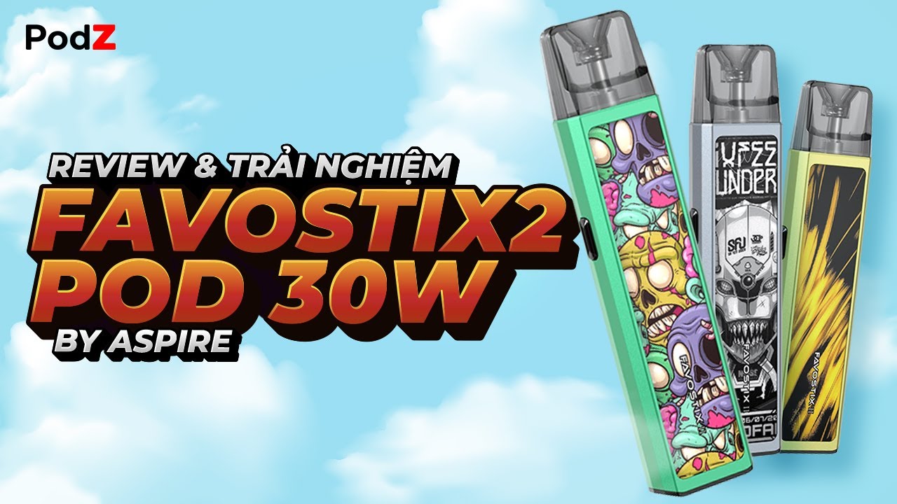 Aspire Favostix 2 C&oacute; G&igrave; Hot? | Review & Trải Nghiệm Aspire Favostix II Pod Kit 30W | PodZ Việt Nam