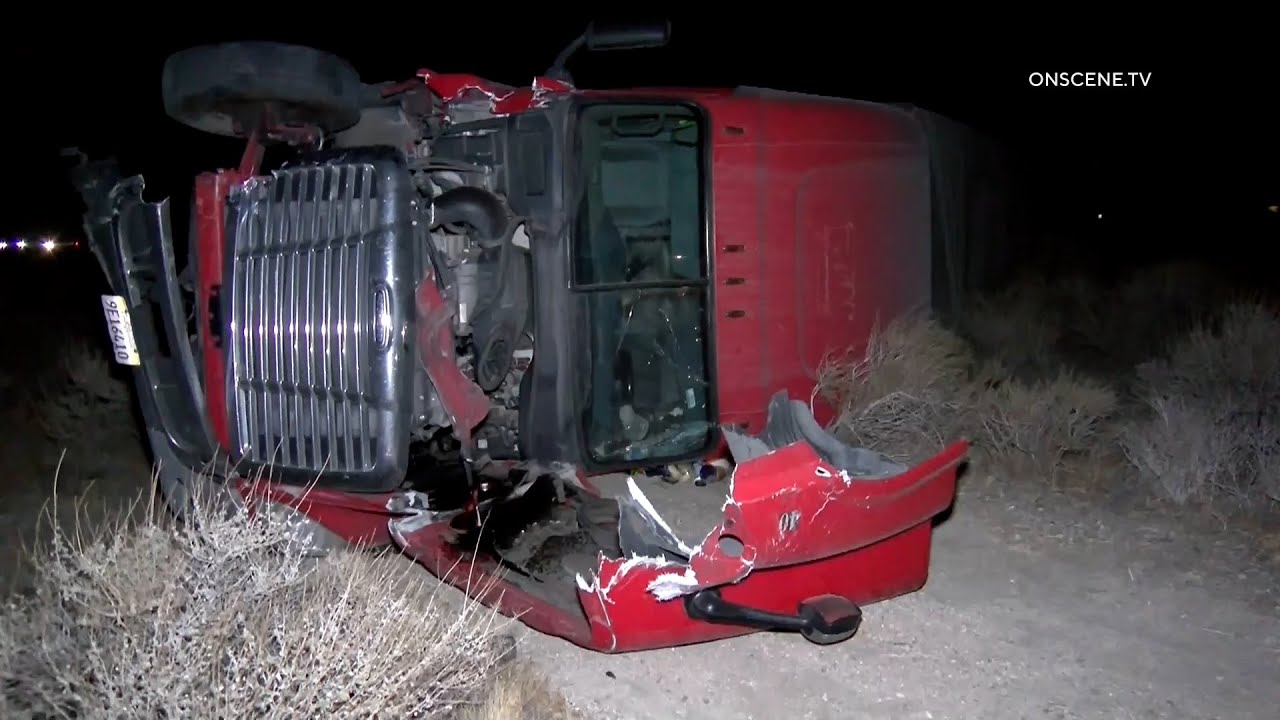 PALMDALE Traffic Collision, Big Rig