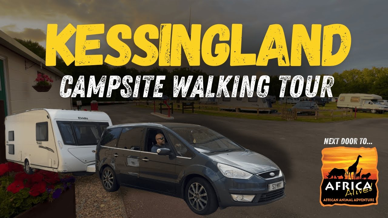 Kessingland Campsite Tour | Coastal Camping Walkaround in Suffolk | Next to AFRICA ALIVE!