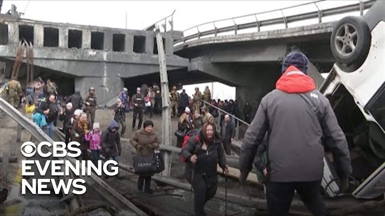 Ukrainian refugees face dangerous journey