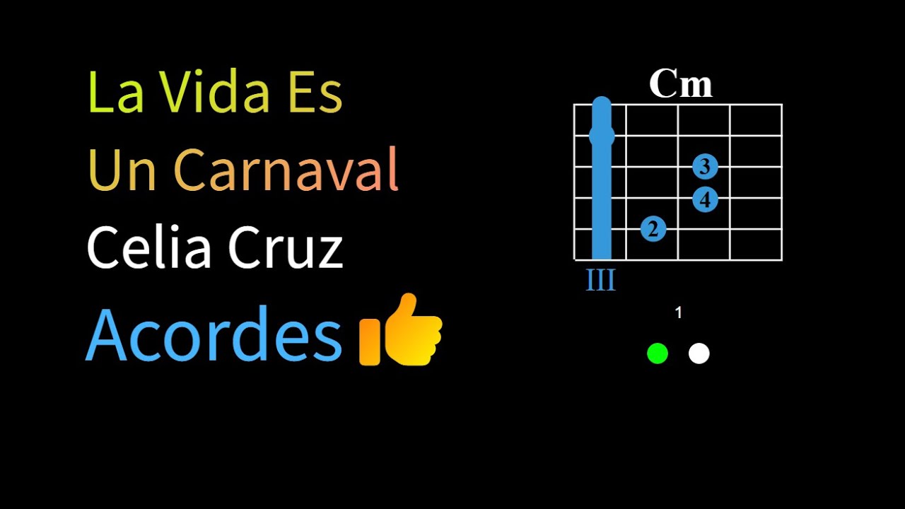 La Vida Es Un Carnaval - Acordes - Celia Cruz - Tutorial