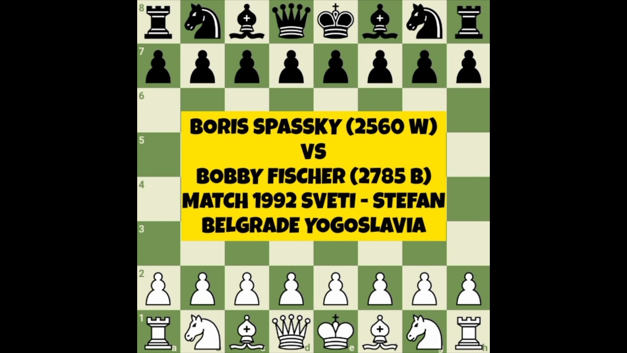 THE BEST GAME OF GM BOBBY FISCHER  |  Boris Spassky vs Bobby Fischer  | Match (1992)  Yugoslavia