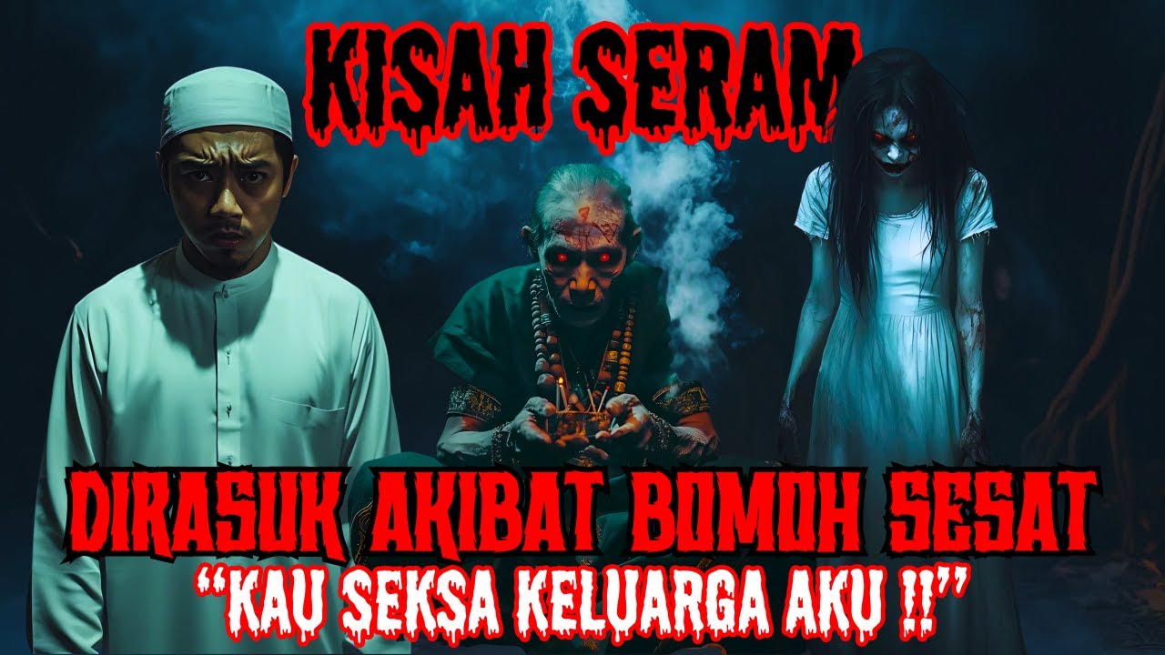 KISAH SERAM | CAKAR MUKA SENDIRI AKIBAT DIRASUK | BOMOH AJAR CARA HALAU JIN GUNA KEMENYAN‼️