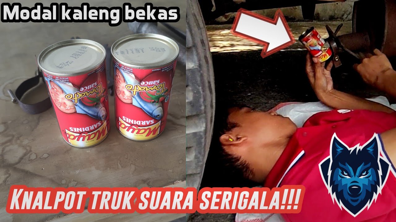 🔴Tutorial membuat knalpot serigala dari kaleng bekas suara tidak mengecewakan