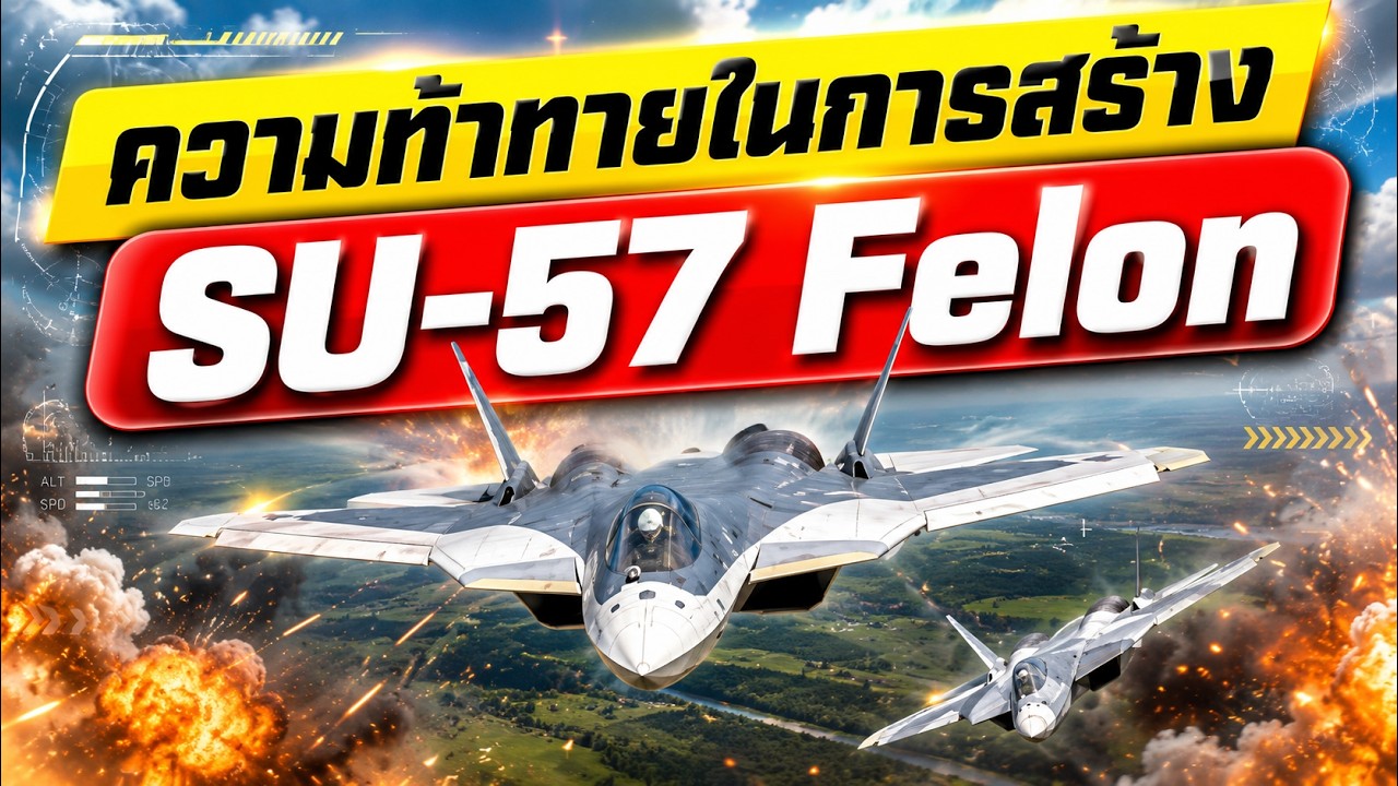ประวัติศาสตร์วิศวกรรม ความท้าทายในการสร้าง SU-57 Felon