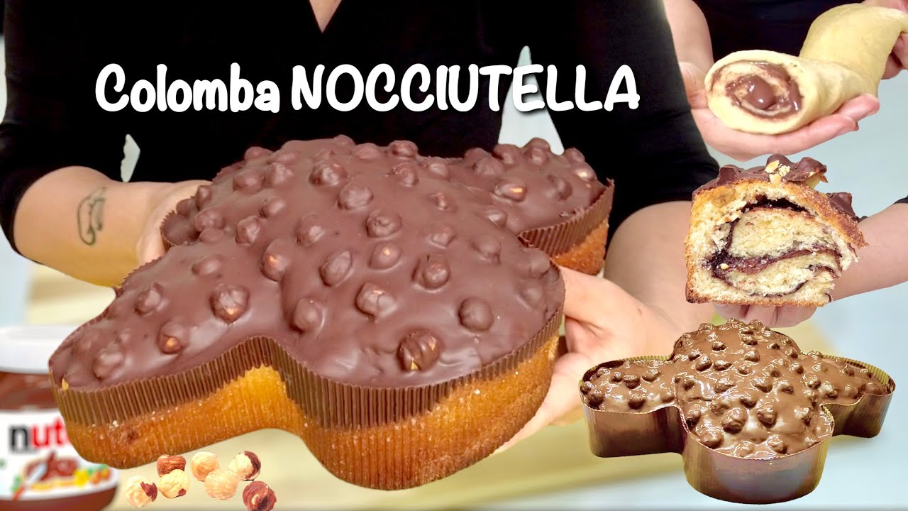 ОРЕХОВОЕ пралине COLOMBA с Фундуком и NUTELLA с Lievitino 🕊