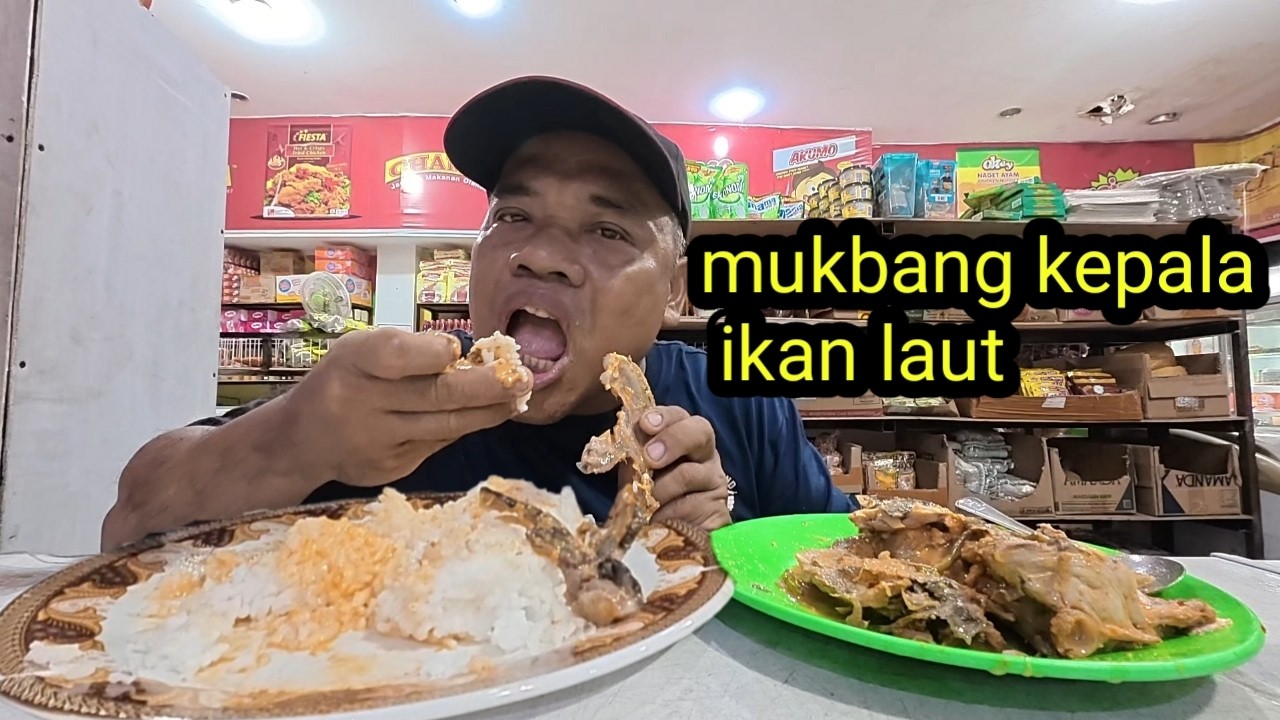 Mukbang sama kepala ikan laut