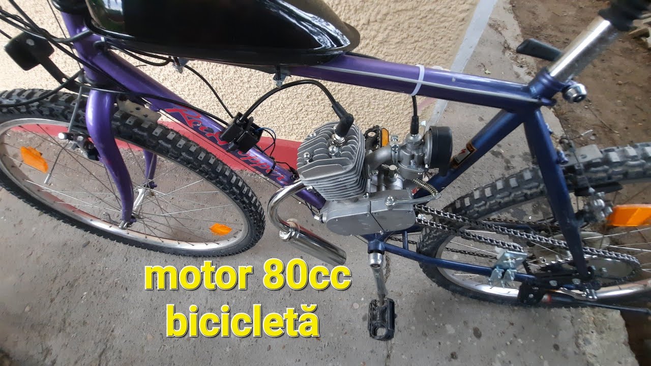 Am pornit noul motor 80cc bicicletă🔥🆕️o pun la vânzare sau nu⁉️
