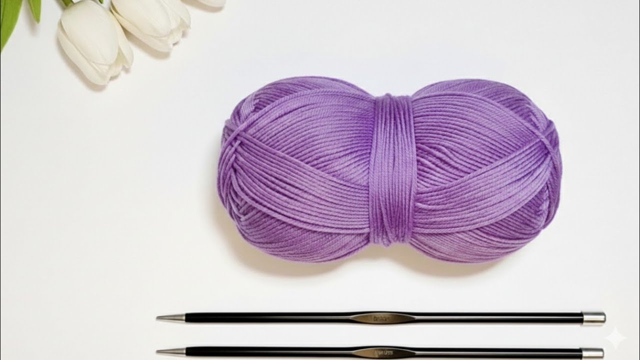 En Kolay İki Şiş Örgü Modeli 🧶 Easy Knitting Pattern with Two Needles