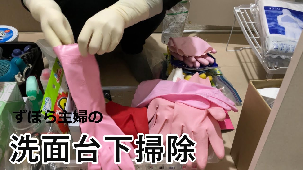 【捨て活】洗面台下の片付け【主婦の掃除】