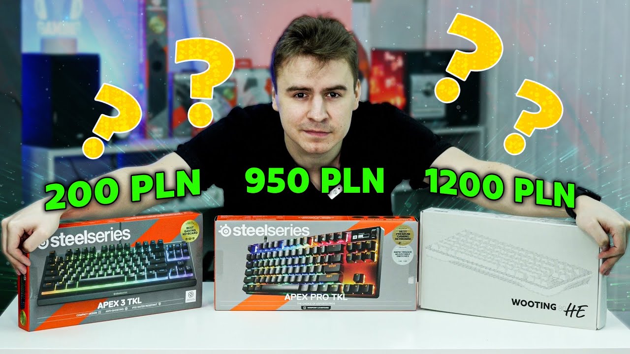 Wooting 80HE vs Steelseries Apex Pro TKL Gen 3 vs Apex 3 TKL