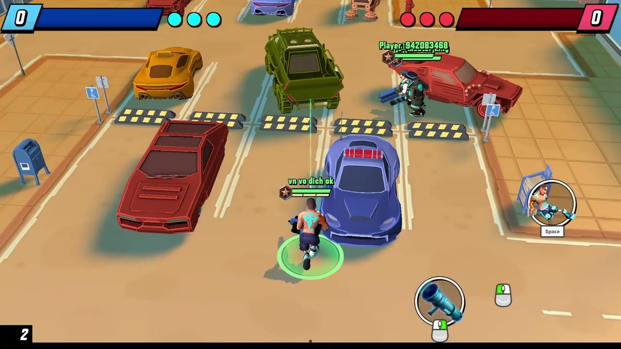 Gridpunk   3v3 Battle Royale 🕹️ Part 2 thật l&agrave; kịch t&iacute;nh😮