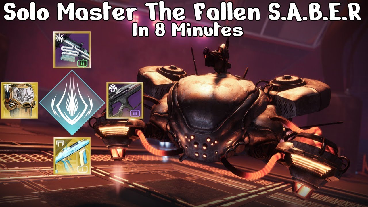 Solo Master The Fallen Saber In 8 Minutes (Arc 3.0 Titan)