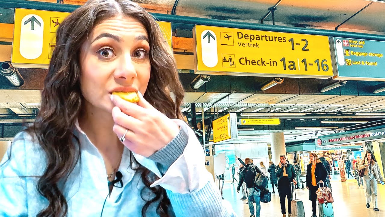 A day at Amsterdam Airport Schiphol (2025) | From India to Netherlands ep. 7