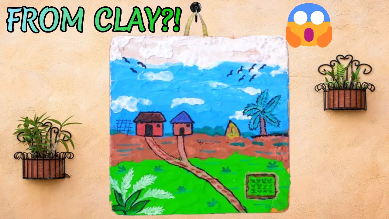 I Tried Making Scenery with Clay…The Result Is Amazing 😱