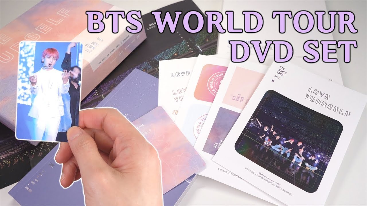 방탄소년단 Love Yourself 콘서트 DVD 언박싱! Unboxing Love Yourself DVD set!