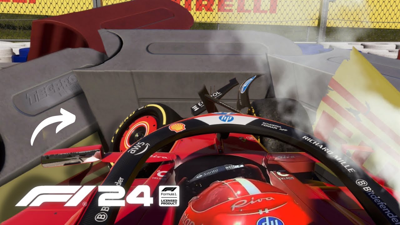 F1 24 But It Has Ultra REALISTIC Damage | F1 Game VFX #6